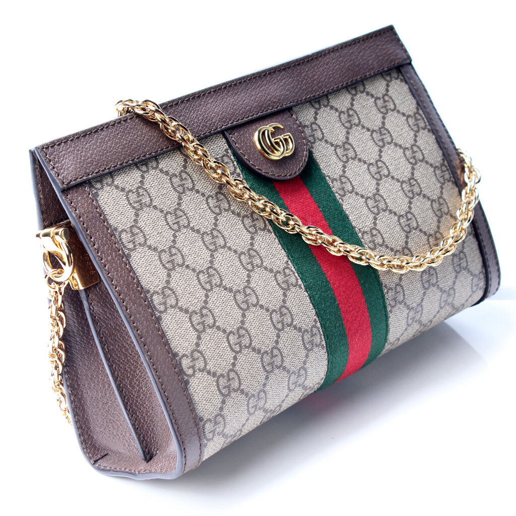 Gucci 503877 GG Supreme Ophidia Small Chain Bag