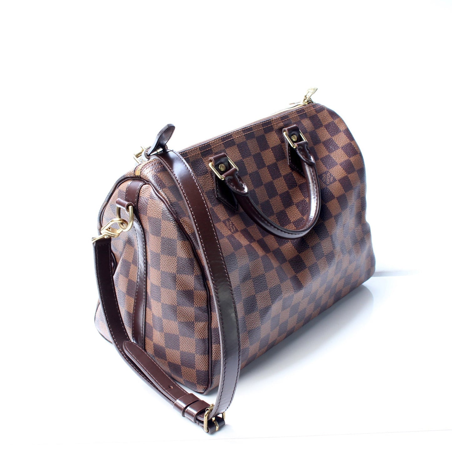 Louis Vuitton Speedy 30 Bandouliere Damier Ebene