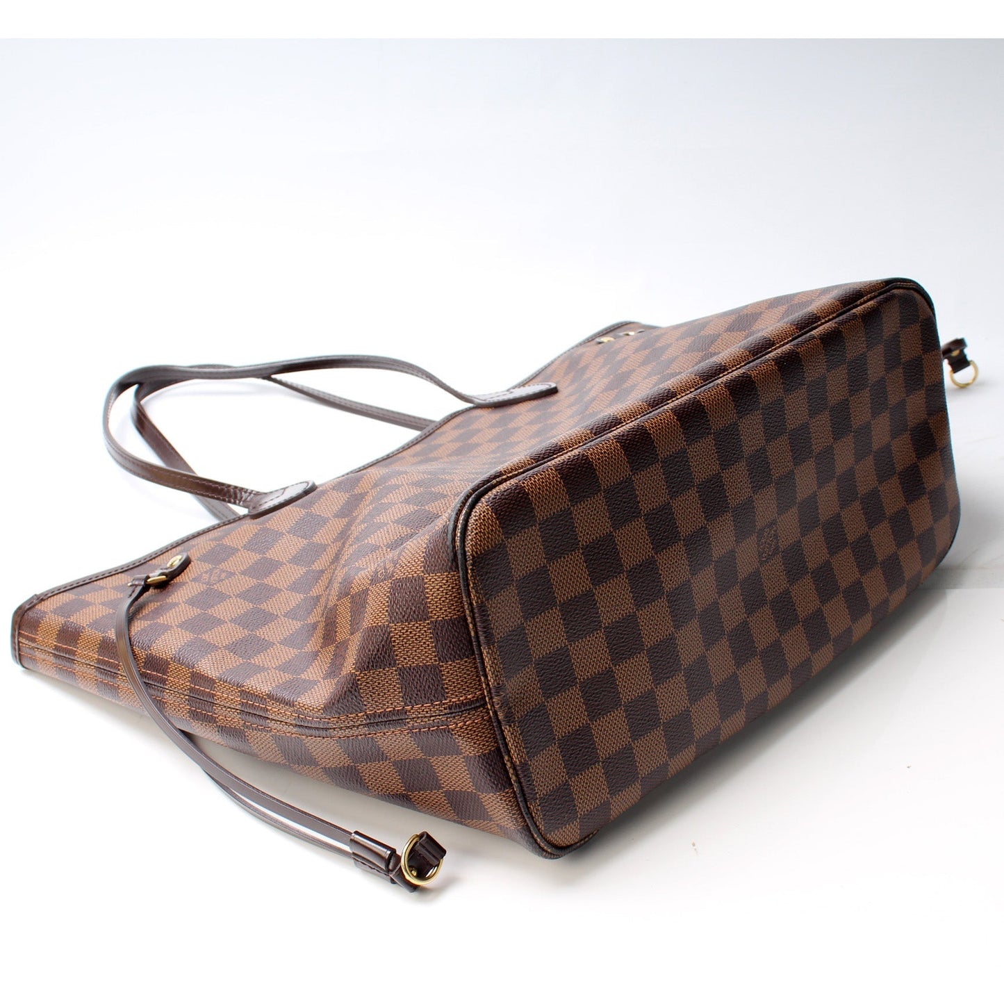 Louis Vuitton Neverfull W/Wallet MM Damier Ebene