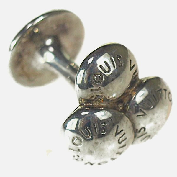 LOUIS VUITTON cuffs Silver925 Silver Boutong de Manchette cuffs Motif Bouquet Crew mens