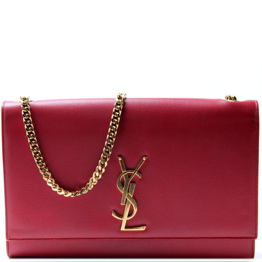 Saint Laurent Kate Satchel Grain Medium 364021 Bag