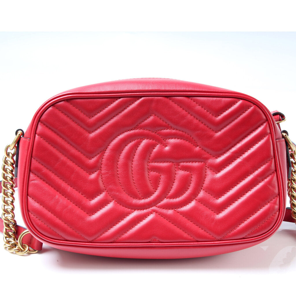 Gucci 447632 Marmont Small Leather Camera Bag