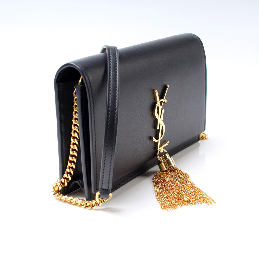 Saint Laurent Kate Tassel Chain Wallet Bag