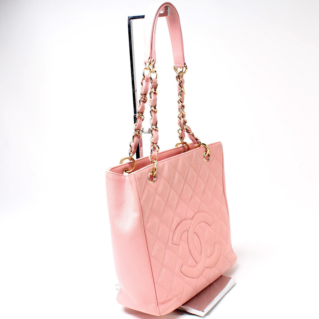 Chanel Petite Shopping Tote Caviar Bag
