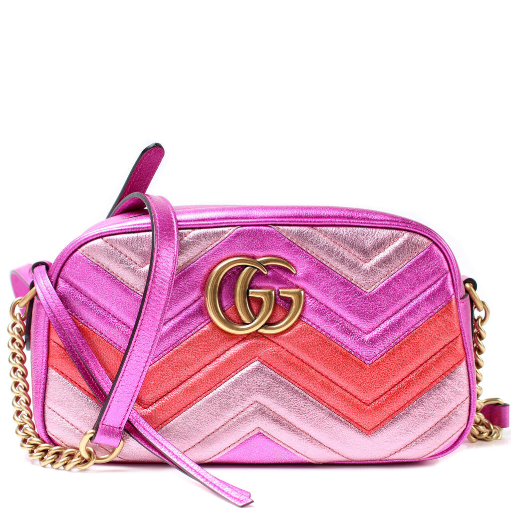 Gucci 447632 Marmont Small Leather Camera Bag