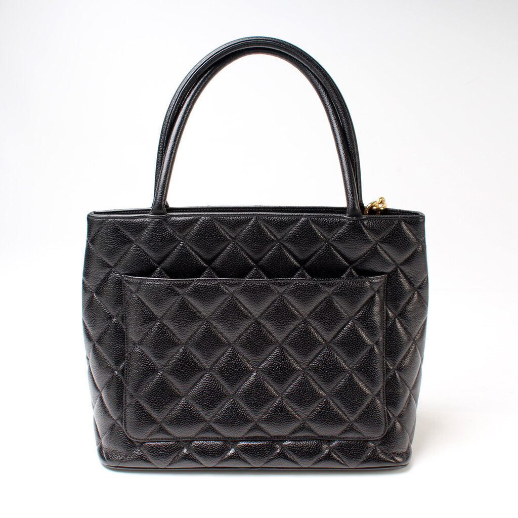 Chanel Medallion Tote Caviar Bag