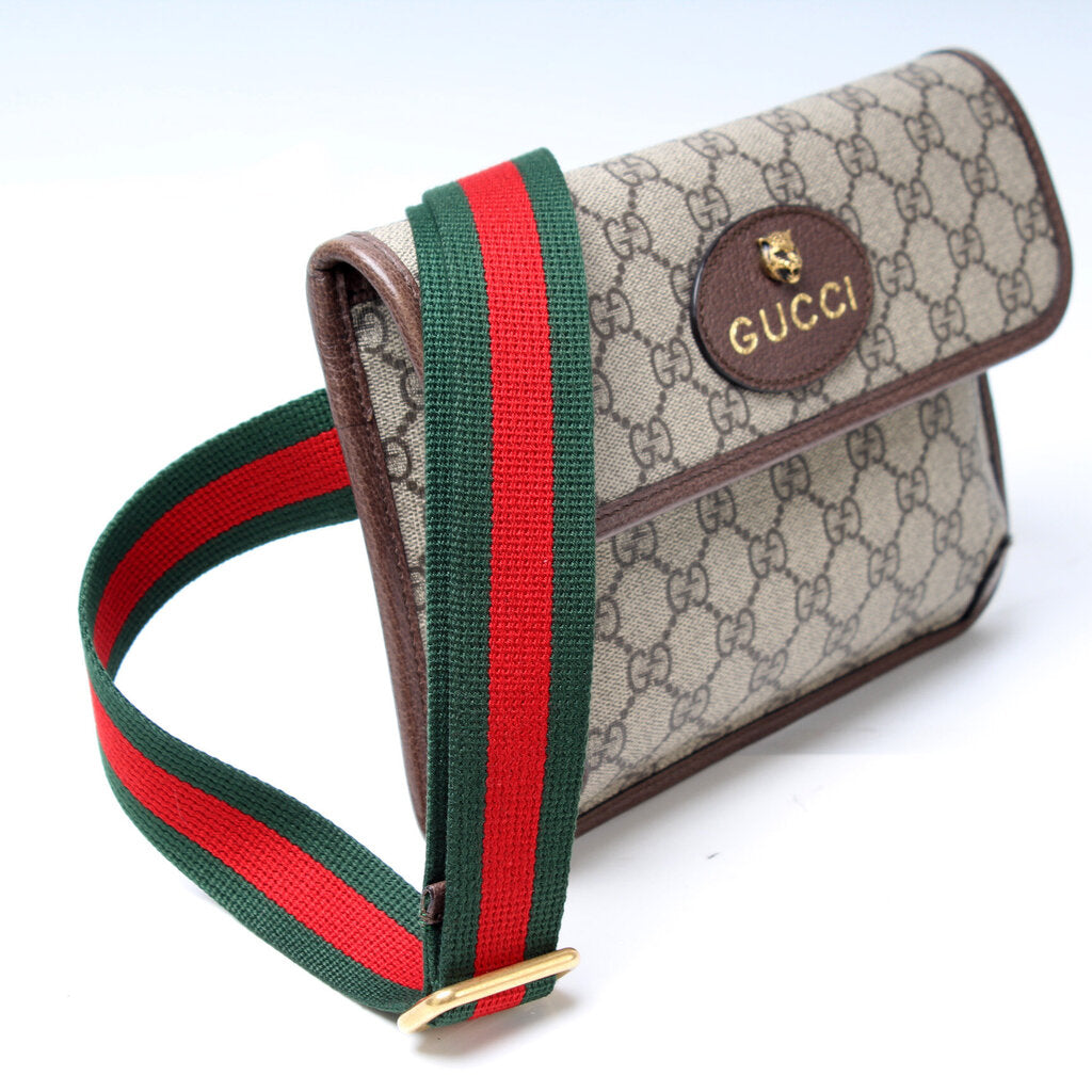 Gucci 493930 GG Supreme Neo Web Belt Bag