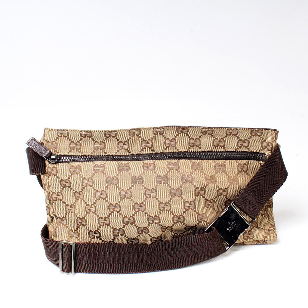 Gucci 28566 Waist Canvas Bag