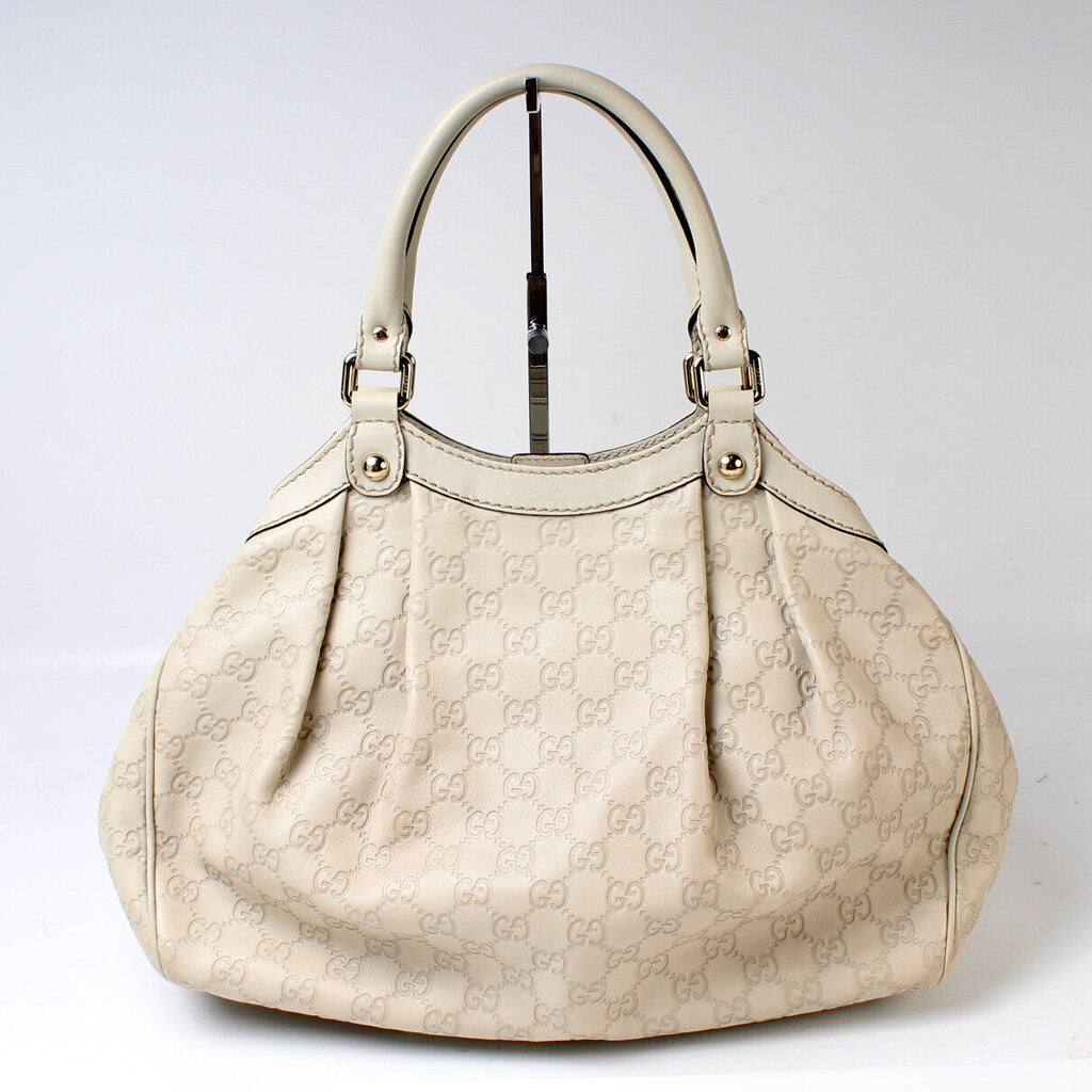 Gucci 211944 Sukey GG Leather Medium Bag