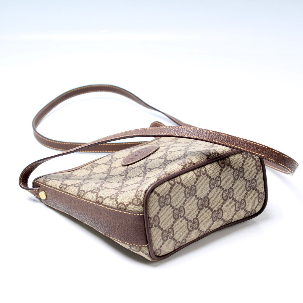 Gucci 007-89-1095 GG Supr Mini Bucket Vintage Bag