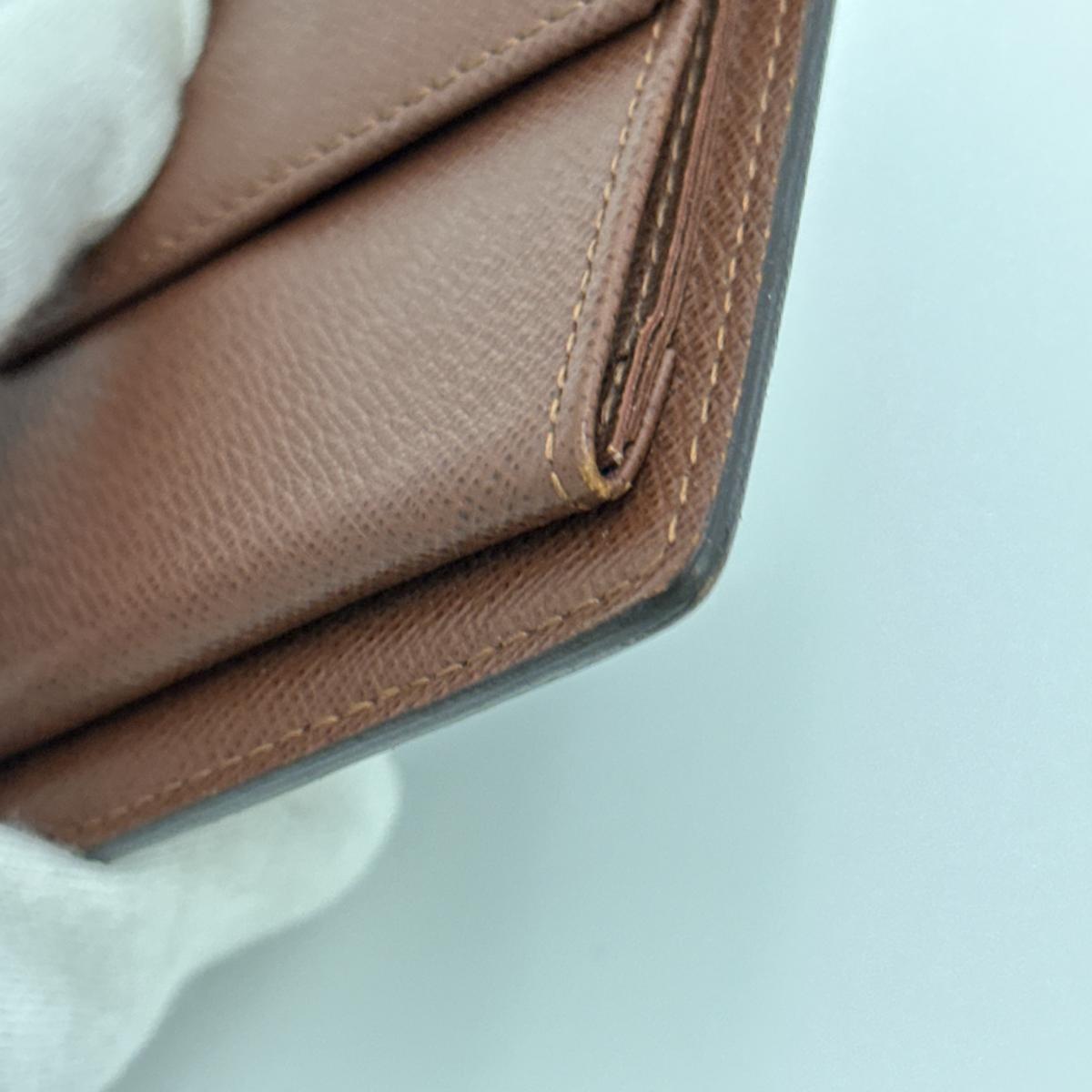 LOUIS VUITTON Bifold Wallet M61675 Monogram canvas Brown Monogram Portefeuille?Marco