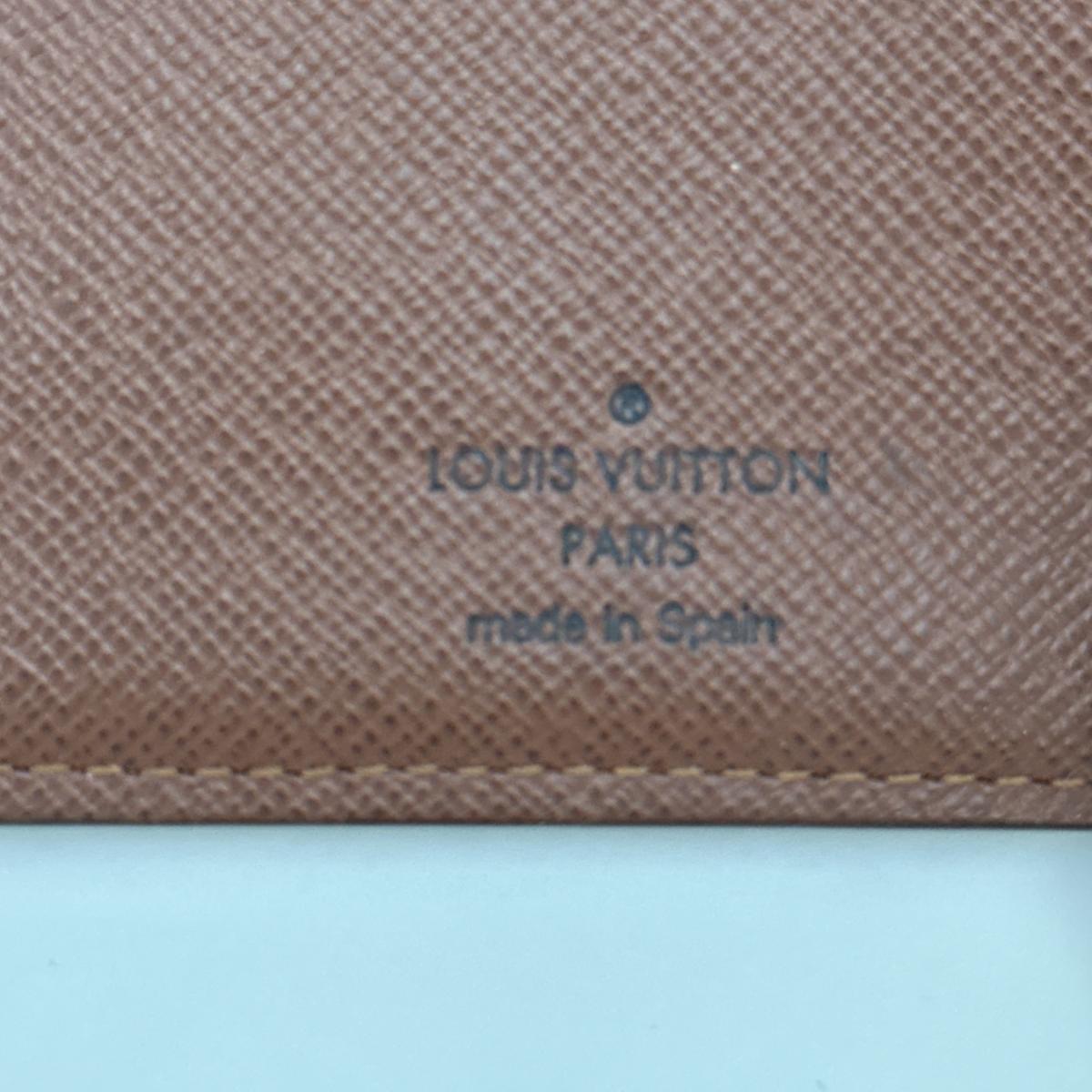 LOUIS VUITTON Bifold Wallet M61675 Monogram canvas Brown Monogram Portefeuille?Marco