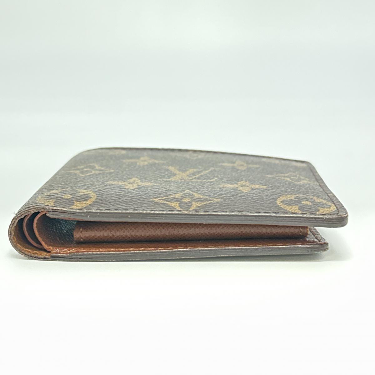 LOUIS VUITTON Bifold Wallet M61675 Monogram canvas Brown Monogram Portefeuille?Marco
