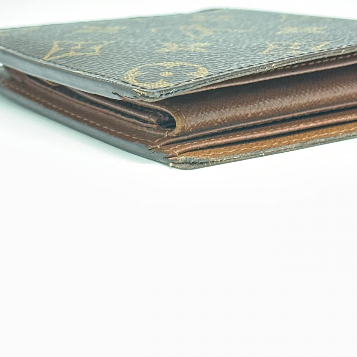 LOUIS VUITTON Bifold Wallet M61675 Monogram canvas Brown Monogram Portefeuille?Marco