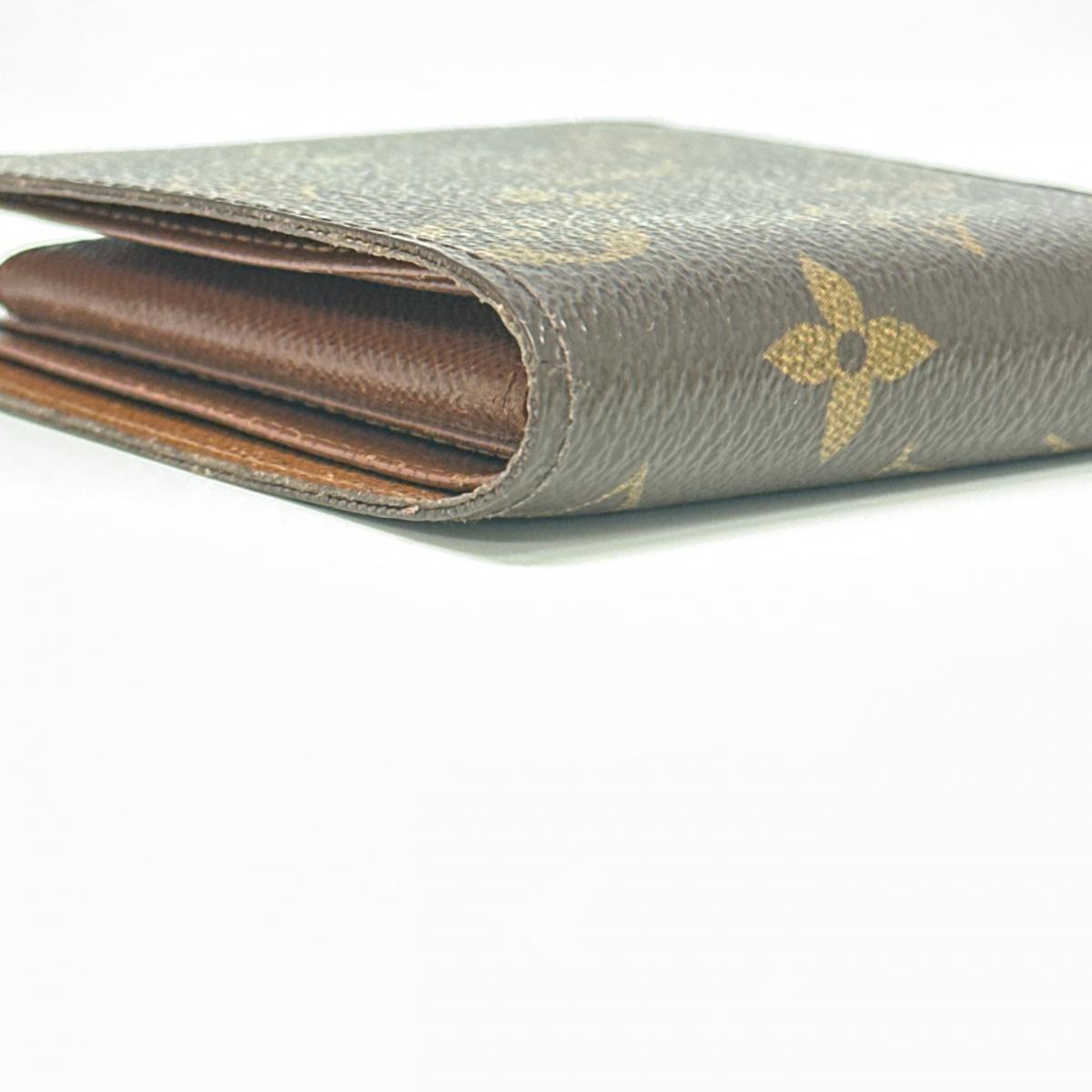 LOUIS VUITTON Bifold Wallet M61675 Monogram canvas Brown Monogram Portefeuille?Marco