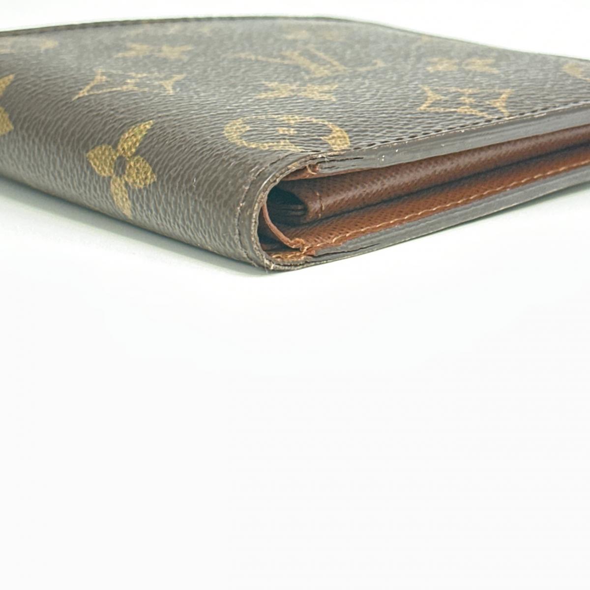 LOUIS VUITTON Bifold Wallet M61675 Monogram canvas Brown Monogram Portefeuille?Marco