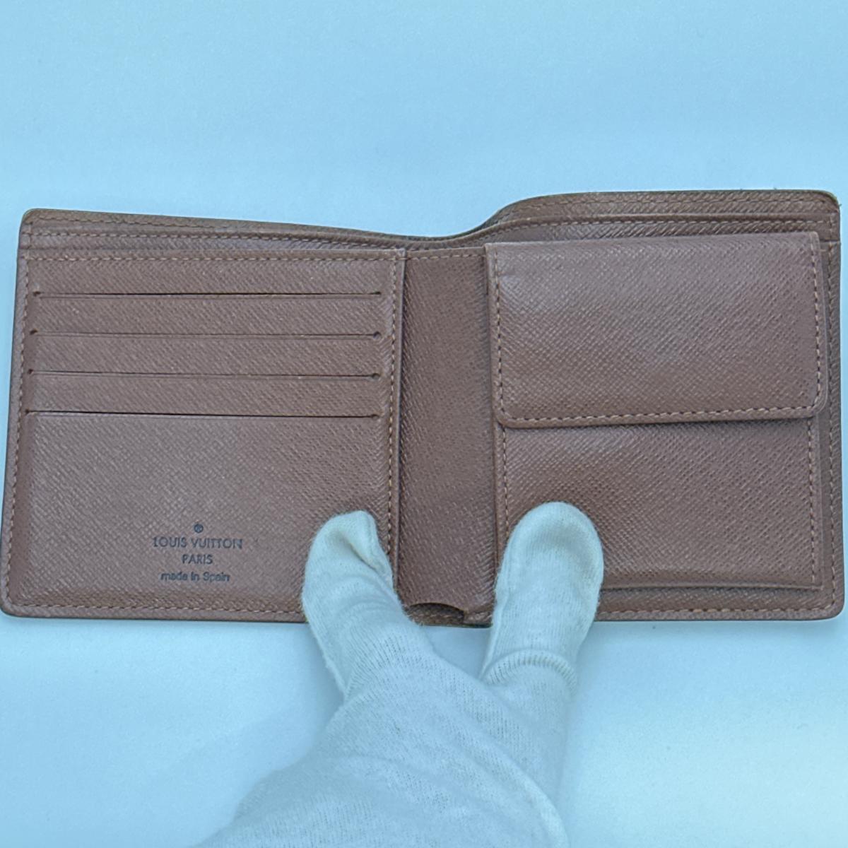 LOUIS VUITTON Bifold Wallet M61675 Monogram canvas Brown Monogram Portefeuille?Marco