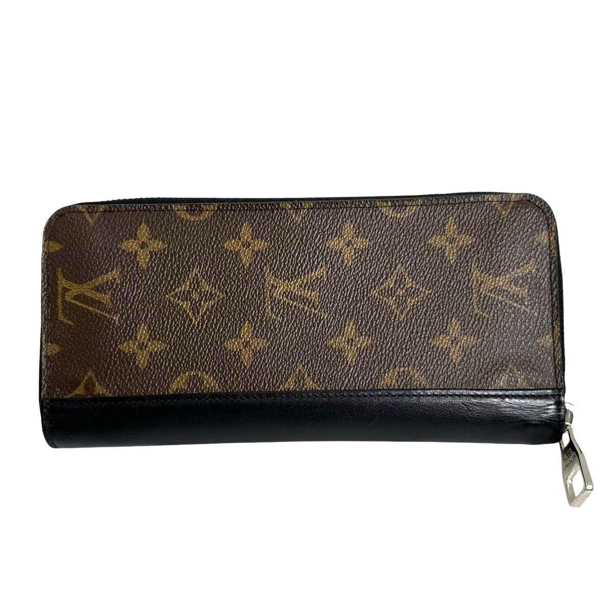 LOUIS VUITTON Long Wallet Purse M60109 Monogram canvas, leather Brown Vertical Monogram Macasa unisex(Unisex)