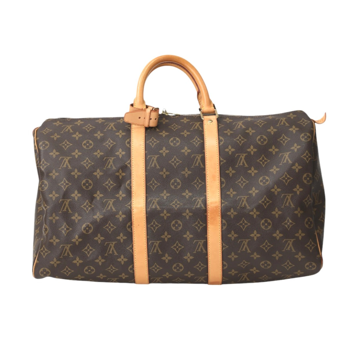 LOUIS VUITTON Boston Duffel bag M41426 Monogram canvas Brown Travel bag Monogram Discontinued Keepall 50 unisex(Unisex)