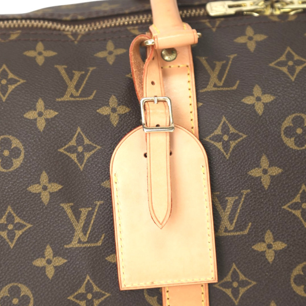 LOUIS VUITTON Boston Duffel bag M41416 Monogram canvas Brown Monogram Keepall ?bandouliere 50