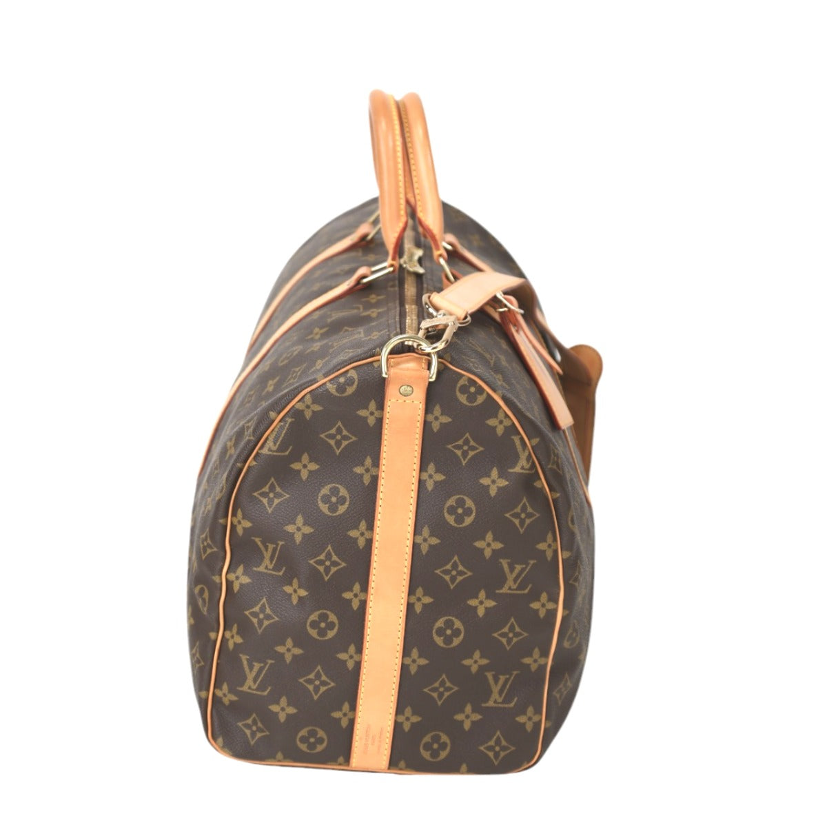 LOUIS VUITTON Boston Duffel bag M41416 Monogram canvas Brown Monogram Keepall ?bandouliere 50