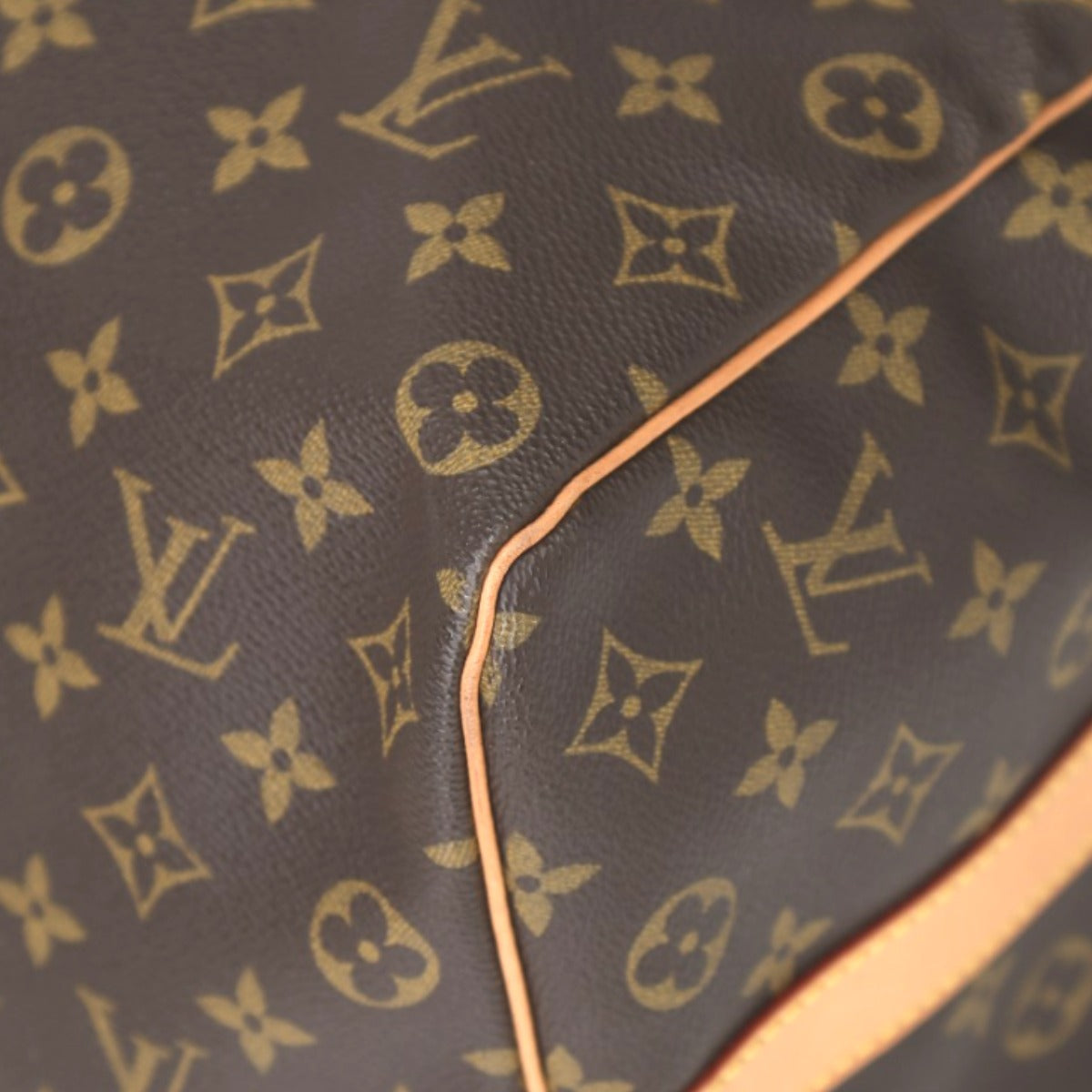 LOUIS VUITTON Boston Duffel bag M41416 Monogram canvas Brown Monogram Keepall ?bandouliere 50