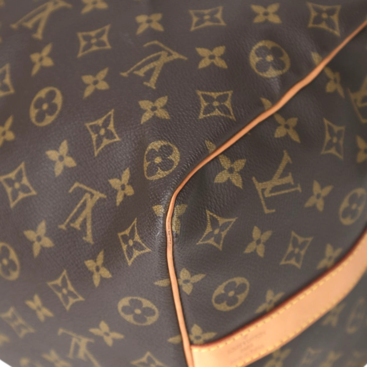 LOUIS VUITTON Boston Duffel bag M41416 Monogram canvas Brown Monogram Keepall ?bandouliere 50