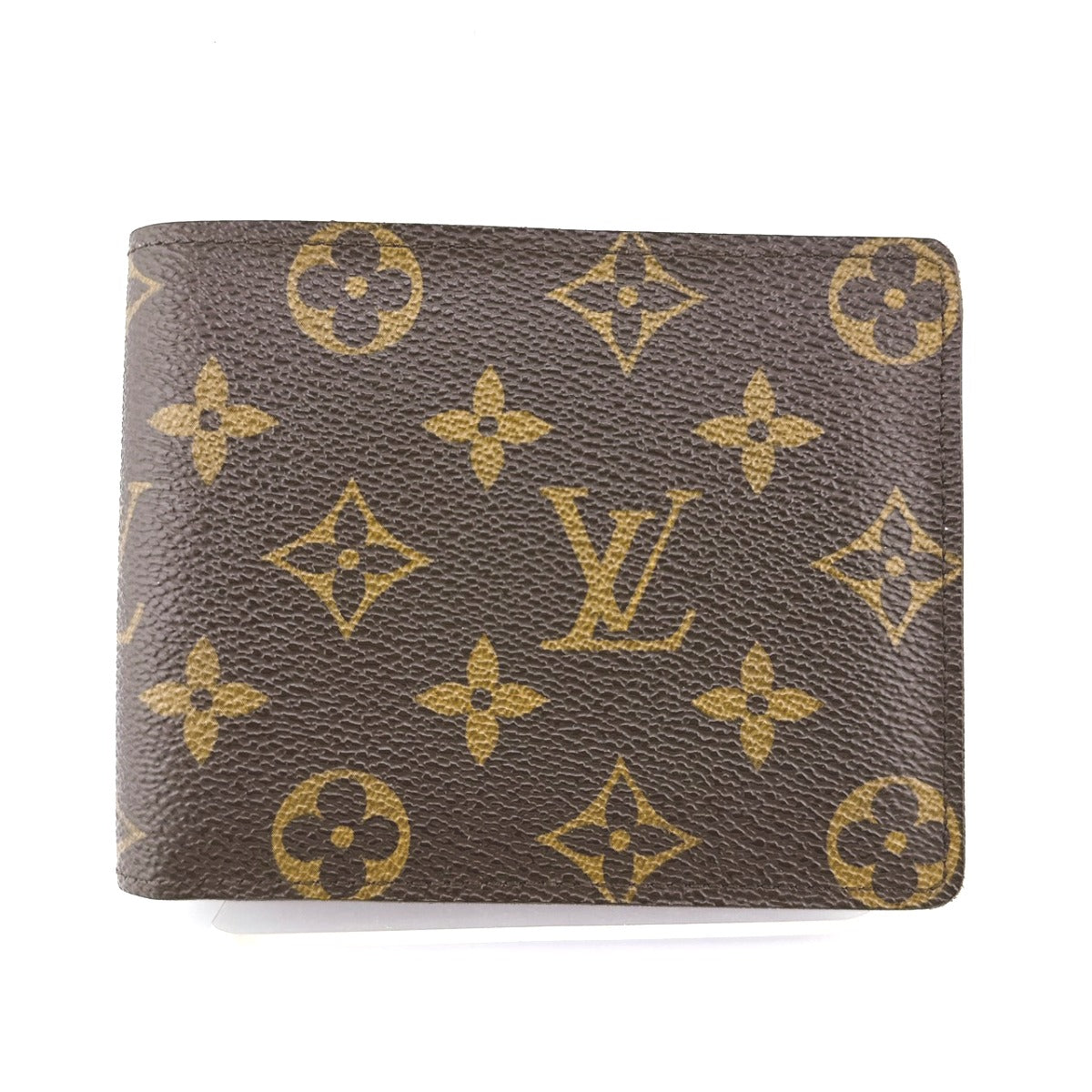 LOUIS VUITTON Bifold Wallet M60026 Monogram canvas Brown Bifold Wallet Monogram Portefeuille Florin unisex(Unisex)