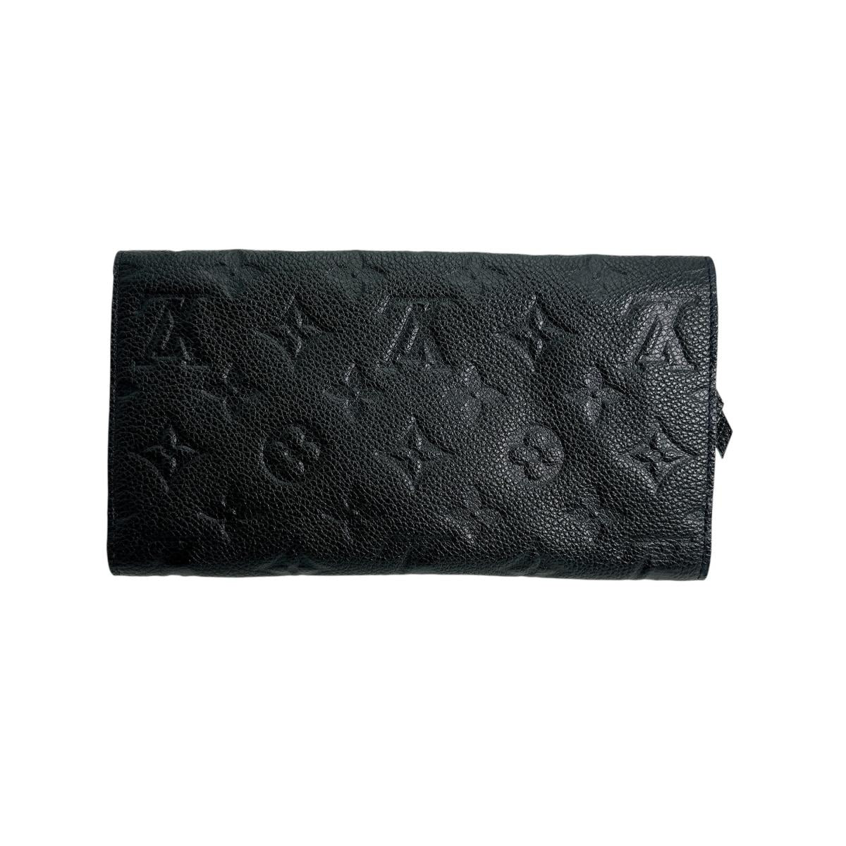 LOUIS VUITTON Long Wallet Purse M60258 Monogram Ann Platt Navy Tri-fold long wallet Monogram anplant leather Portefeuille Villetuoz Women