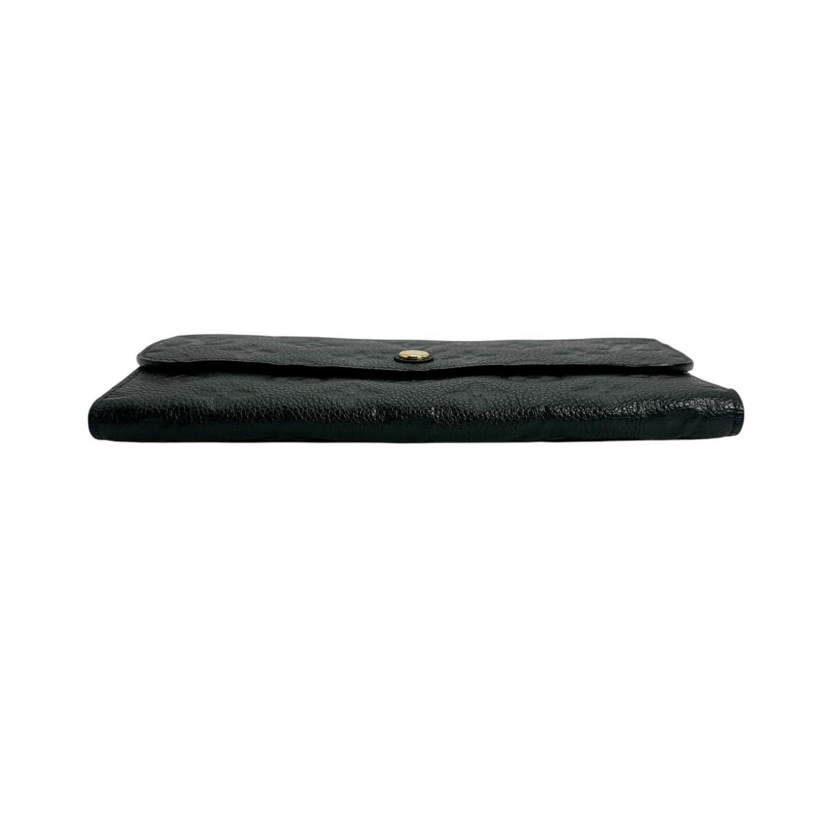 LOUIS VUITTON Long Wallet Purse M60258 Monogram Ann Platt Navy Tri-fold long wallet Monogram anplant leather Portefeuille Villetuoz Women