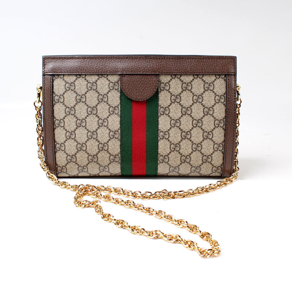 Gucci 503877 GG Supreme Ophidia Small Chain Bag