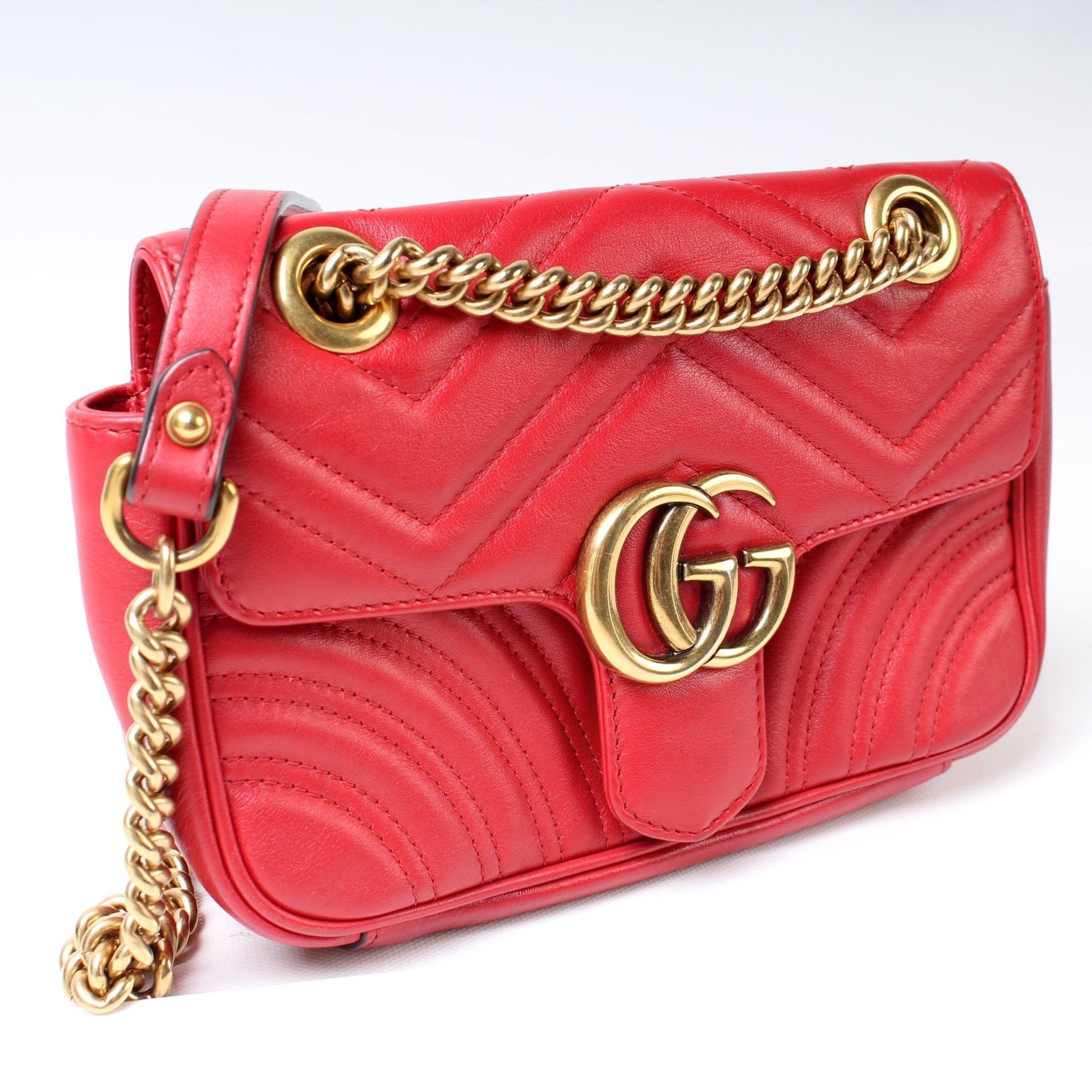 Gucci 446744 Marmont Shoulder Mini Flap Bag