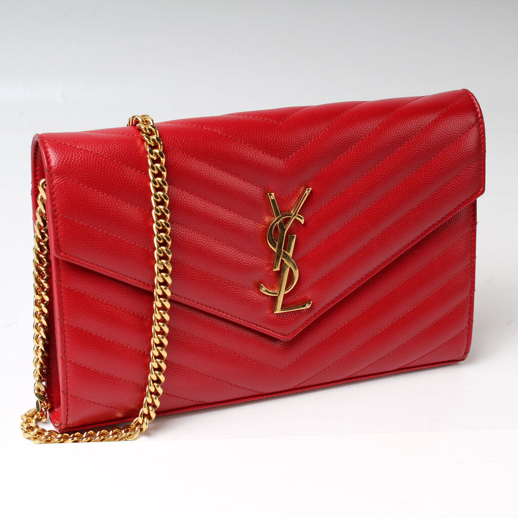 Saint Laurent Grain De Chain Wallet Bag