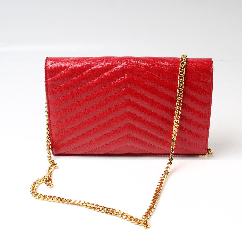 Saint Laurent Grain De Chain Wallet Bag