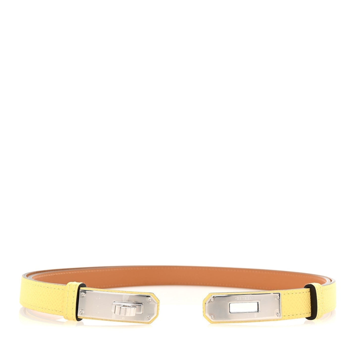 Hermes Epsom Kelly Belt Jaune Poussin