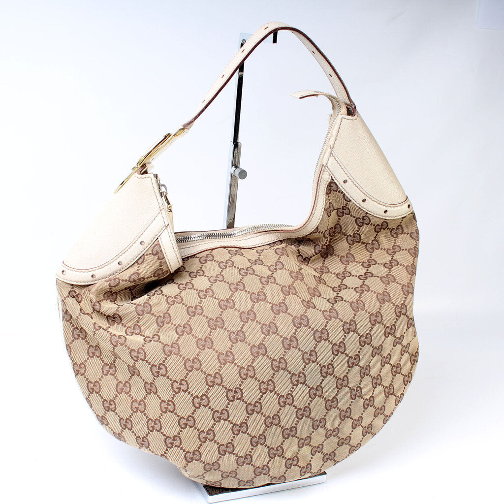 Gucci 145764 GG Crescent Hobo Bag