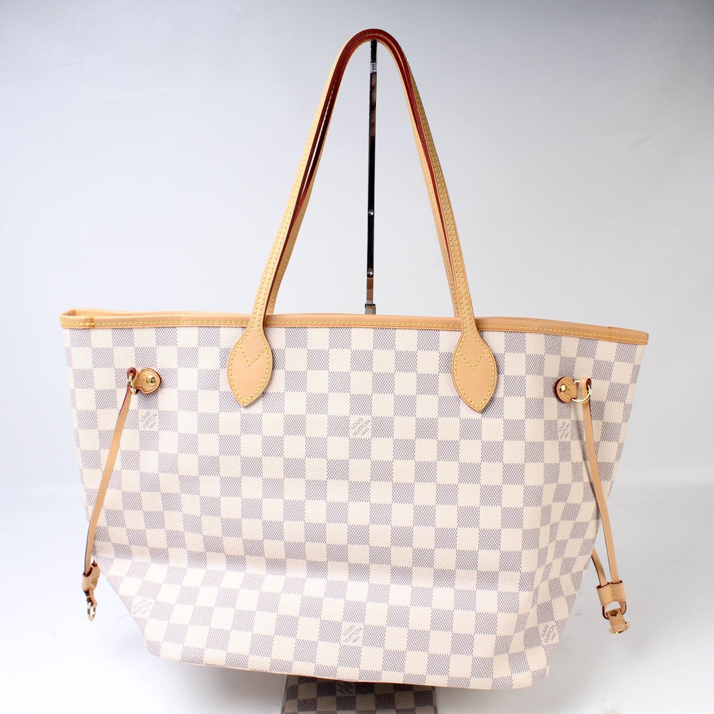 Louis Vuitton Neverfull With Wallet MM Damier Azur