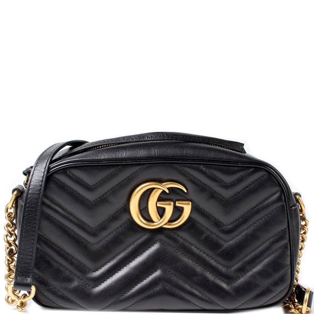 Gucci 447632 Marmont Small Leather Camera Bag