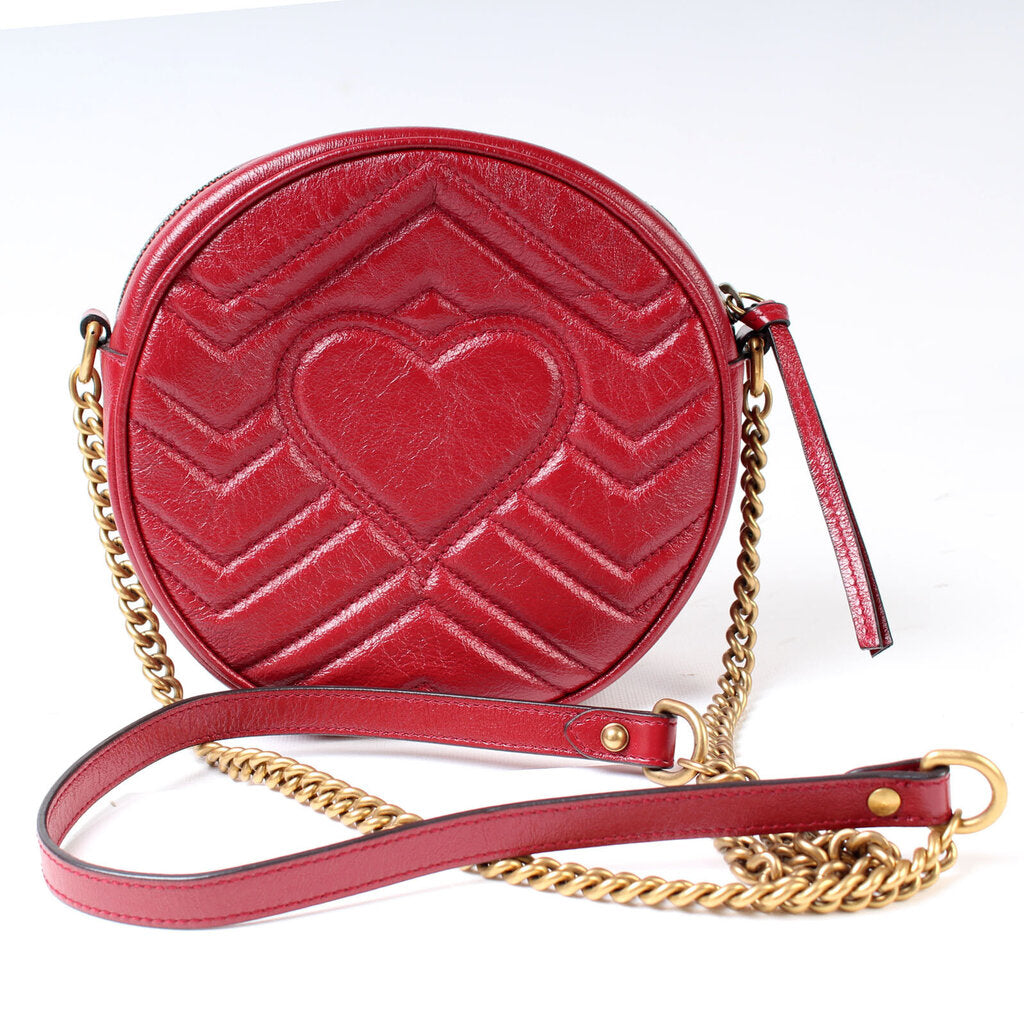 Gucci 550154 Marmont Mini Round Bag