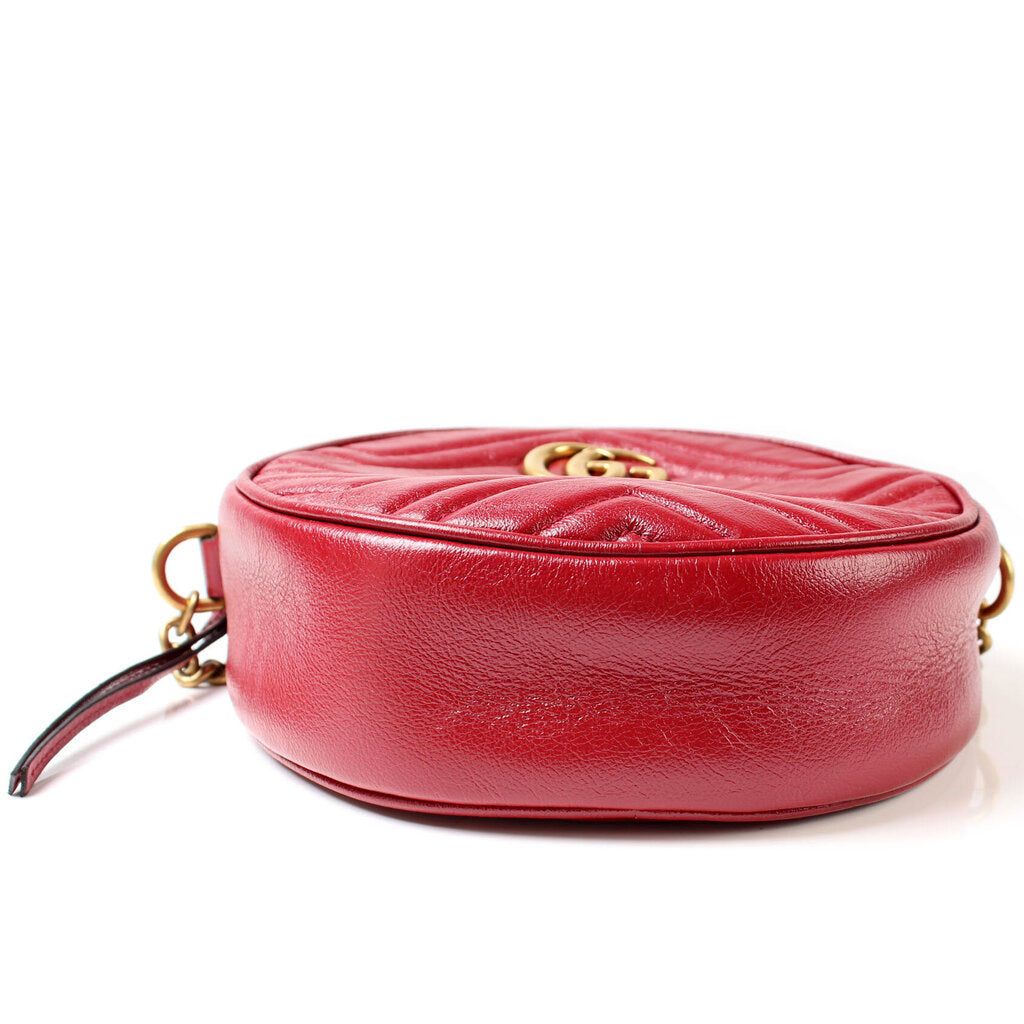 Gucci 550154 Marmont Mini Round Bag