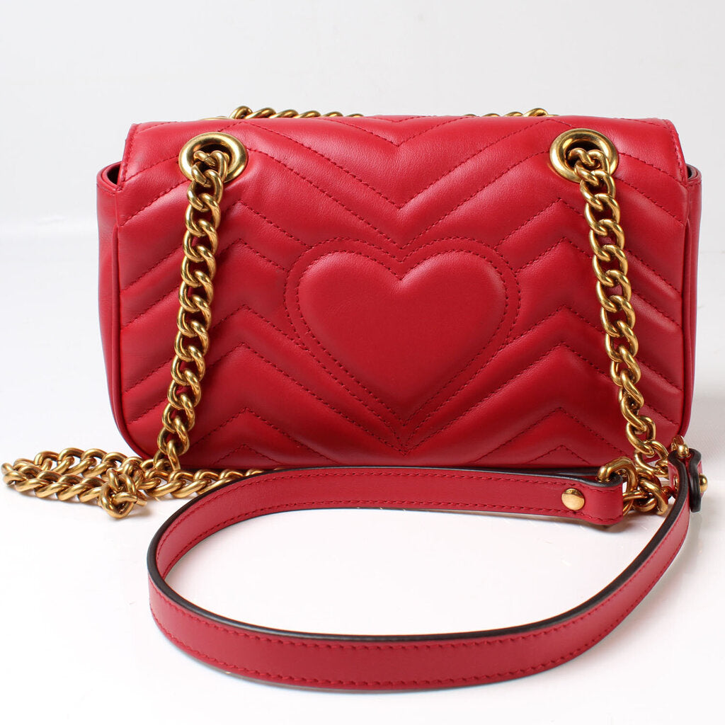 Gucci 446744 Marmont Shoulder Mini Flap Bag