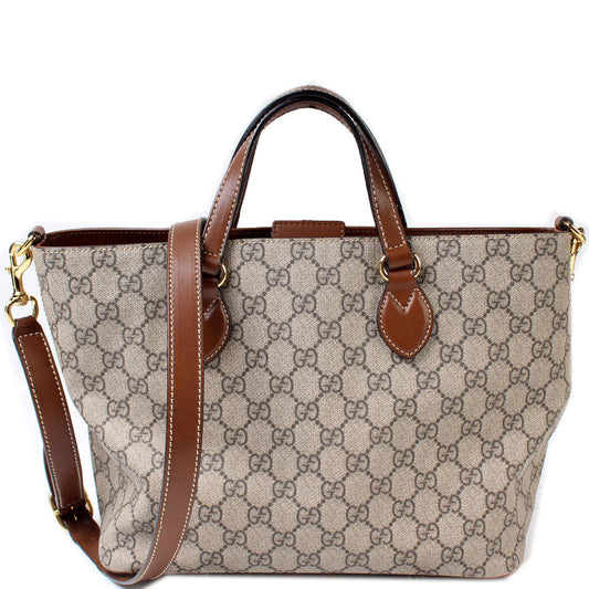 Gucci 473887 GG Supreme Soft Super Small Tote Bag