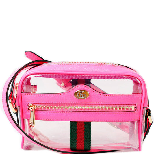 Gucci 517350 GG Transparent Mini Ophidia Bag