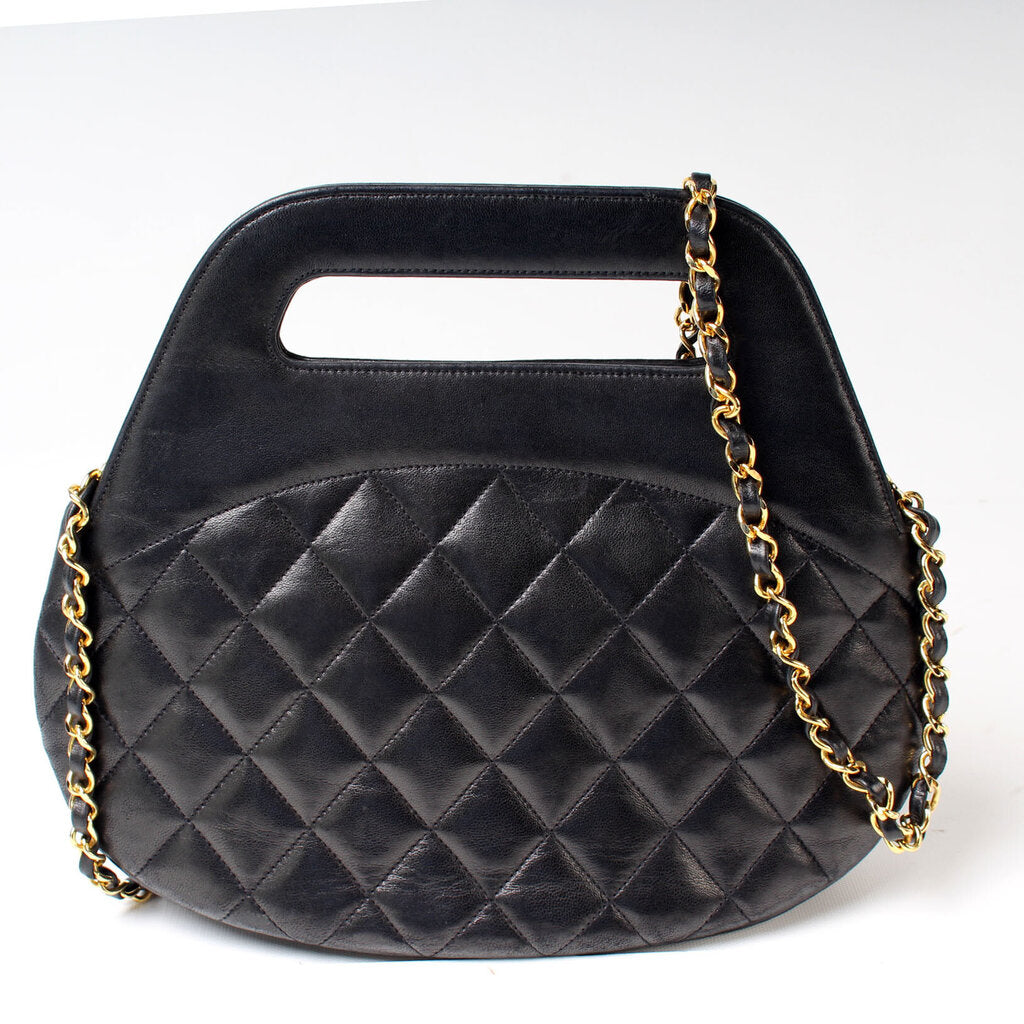 Chanel CC Quilted 2-Way Vintage Bag