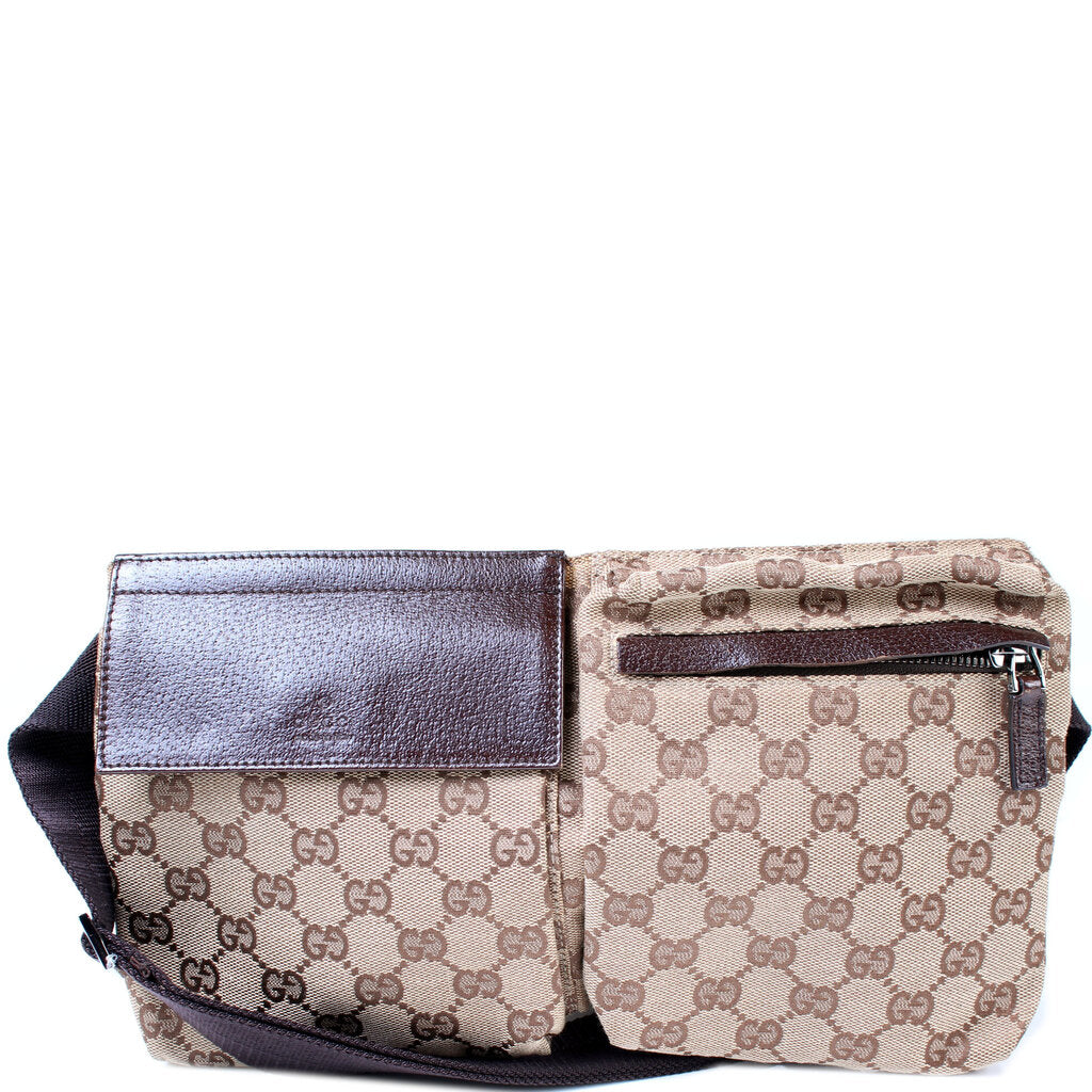 Gucci 28566 Waist Canvas Bag