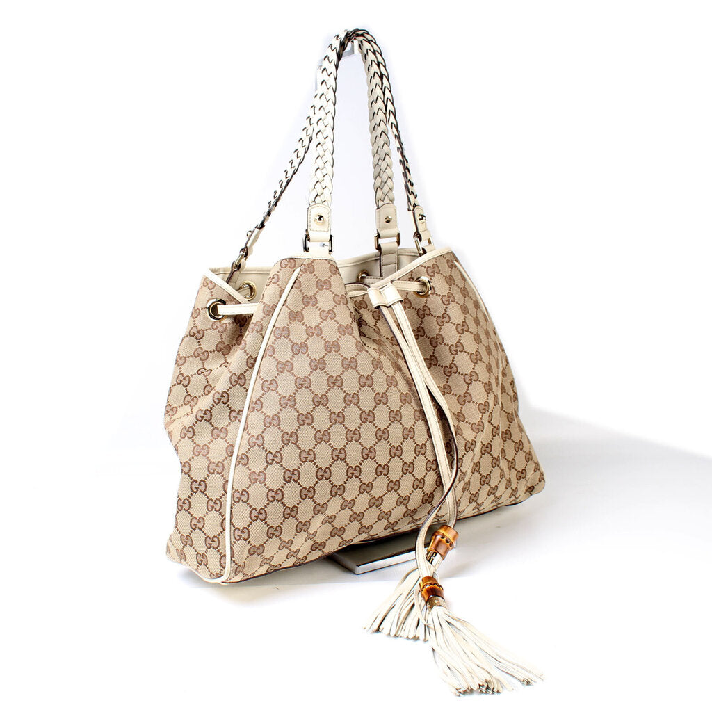 Gucci 170206 Peggy Braided Tote Bag