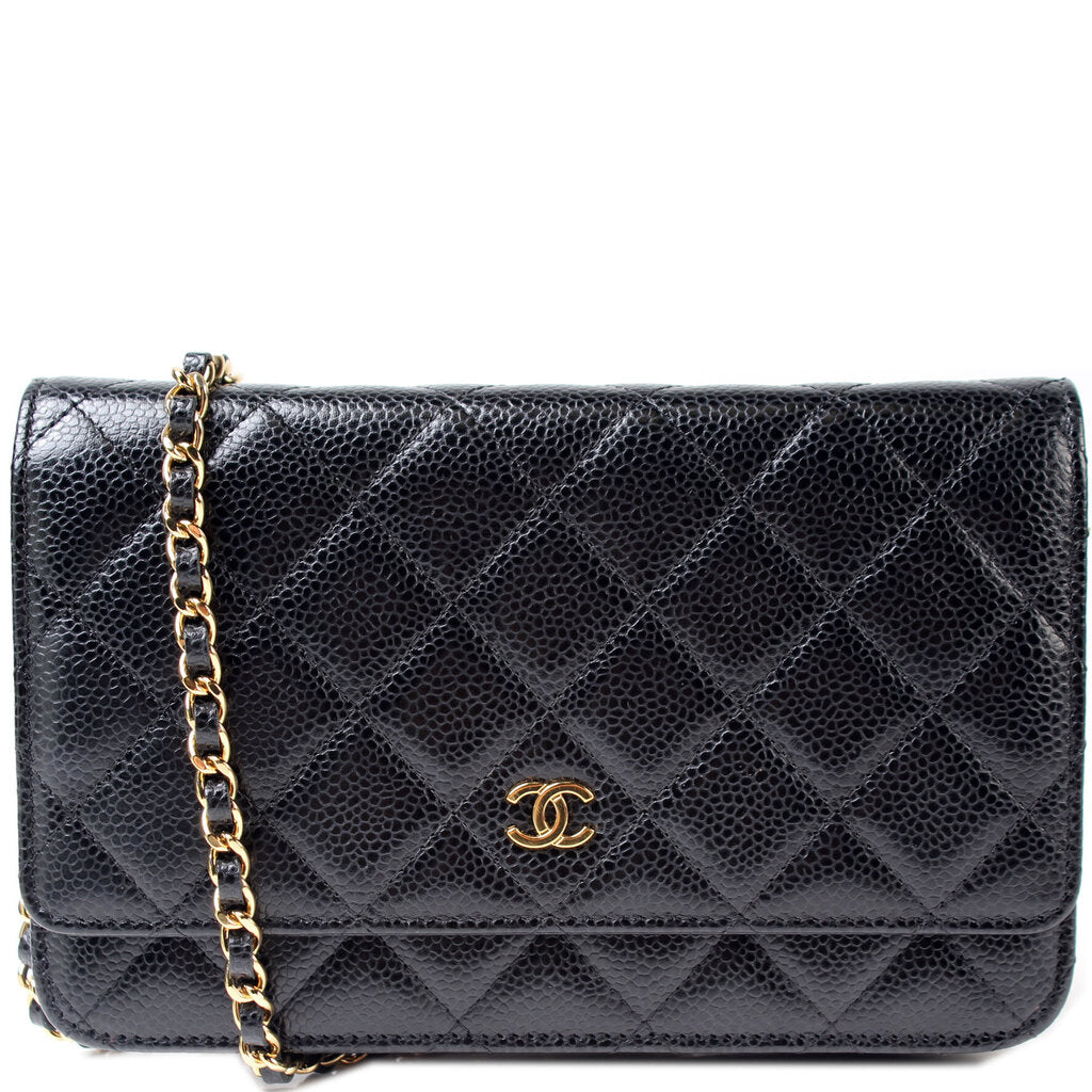 Chanel WOC Classic Quilted Caviar 24M Bag