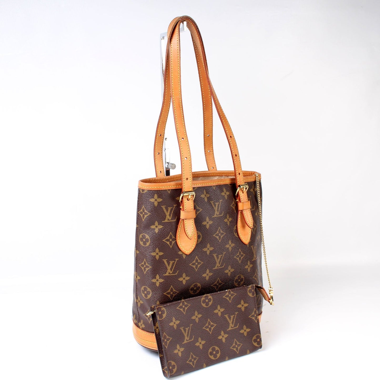 Louis Vuitton Petit Bucket W/ Pouch Monogram