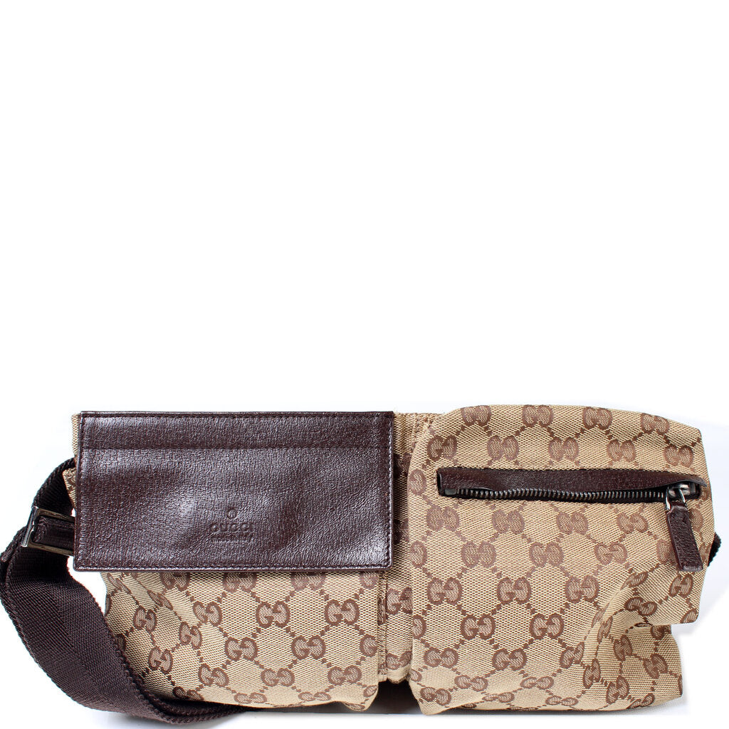 Gucci 28566 Waist Canvas Bag