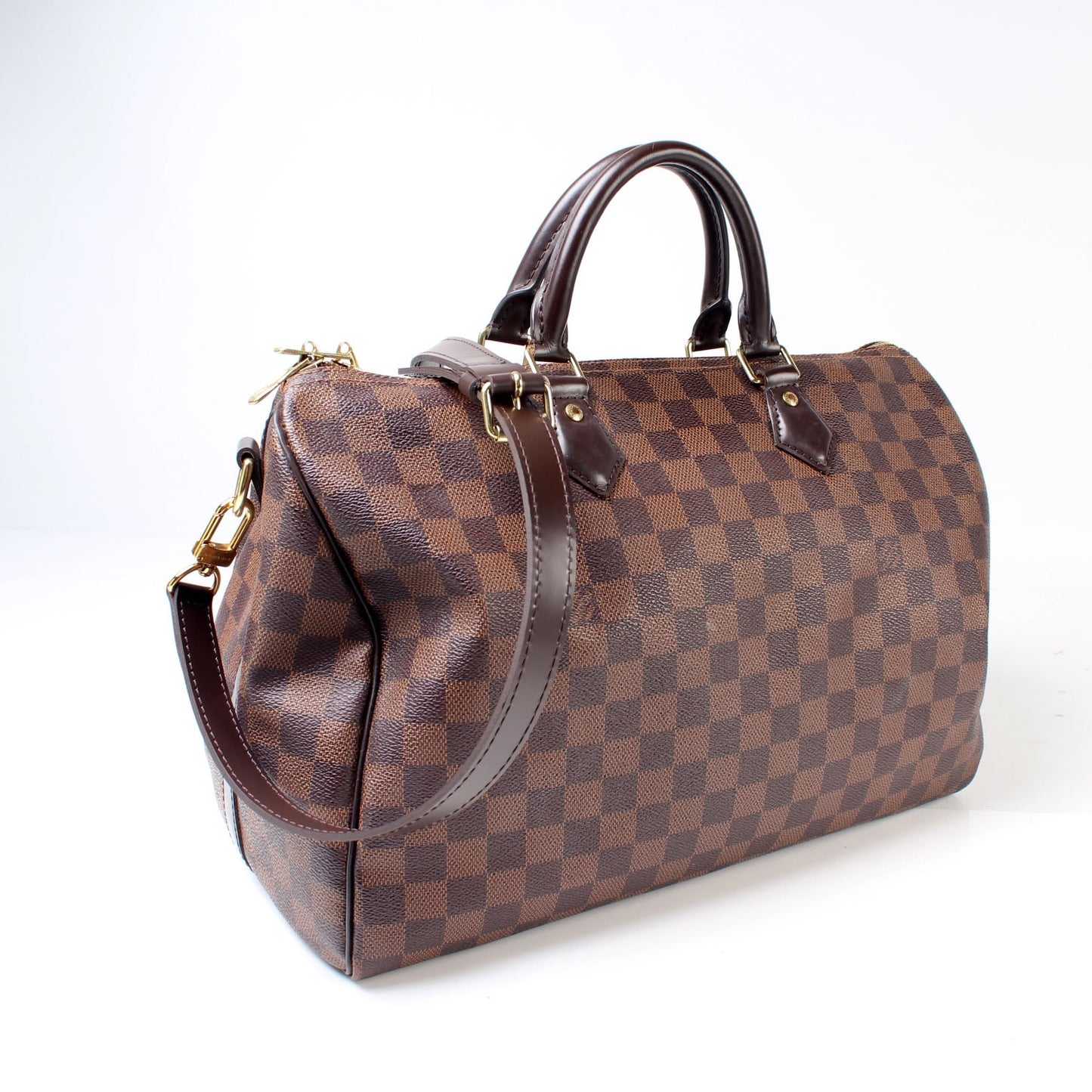Louis Vuitton Speedy 35 Bandouliere Damier Ebene